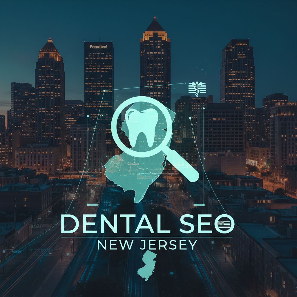 New Jersey dental SEO dashboard showing rankings and local search coverage
